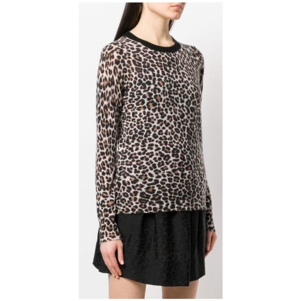 Zadig & Voltaire cashmere leopard sweater